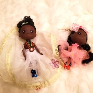 2pc Doll Keychain Set. NWOT